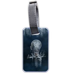 Awesome Light Bulb Luggage Tag (two Sides) by FantasyWorld7
