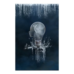 Awesome Light Bulb Shower Curtain 48  X 72  (small)  by FantasyWorld7