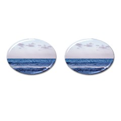 Pink Ocean Hues Cufflinks (oval) by TheLazyPineapple