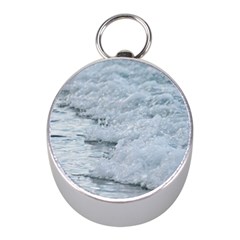 Ocean Waves Mini Silver Compasses