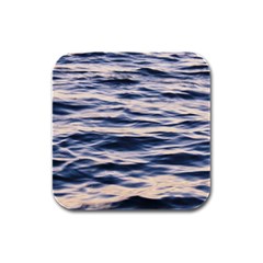 Ocean At Dusk Rubber Square Coaster (4 Pack)  by TheLazyPineapple