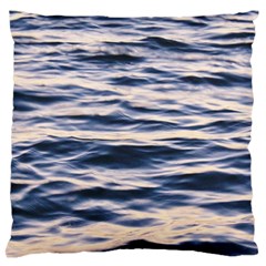 Ocean At Dusk Large Flano Cushion Case (two Sides) by TheLazyPineapple