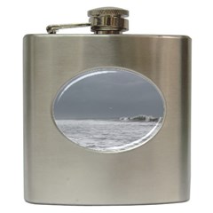 Stormy Seas Hip Flask (6 Oz) by TheLazyPineapple