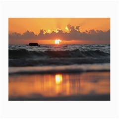 Ocean Sunrise Small Glasses Cloth (2 Sides) by TheLazyPineapple