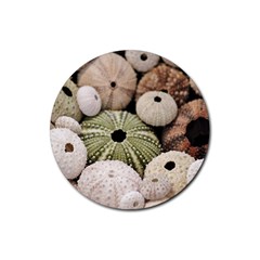 Sea Urchins Rubber Coaster (round)  by TheLazyPineapple