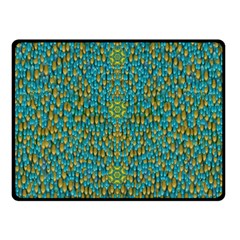 Sun In  The Soft Rainfall Nature Is Blooming Double Sided Fleece Blanket (small)  by pepitasart