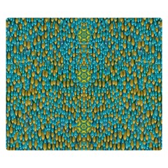 Sun In  The Soft Rainfall Nature Is Blooming Double Sided Flano Blanket (small)  by pepitasart