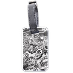 Pebbels In The Pond Luggage Tag (one Side)