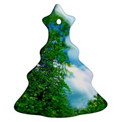 Airbrushed Sky Ornament (christmas Tree)  by Fractalsandkaleidoscopes