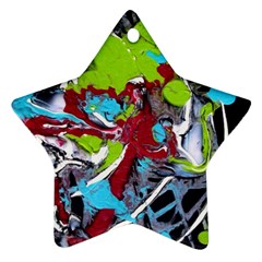 Pussy Butterfly 1 3 Star Ornament (two Sides) by bestdesignintheworld