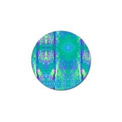 Tank Blue  #scottfreear T= N Green Purple Img 1589 Golf Ball Marker (10 Pack) by ScottFreeArt