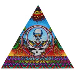 Grateful Dead Wallpapers Wooden Puzzle Triangle