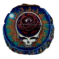 Grateful Dead Ahead Of Their Time Large 18  Premium Flano Round Cushions by Sapixe