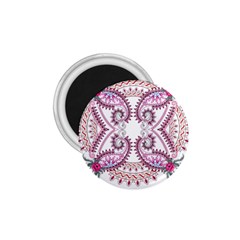 Pink Flower Cartoon 1.75  Magnets