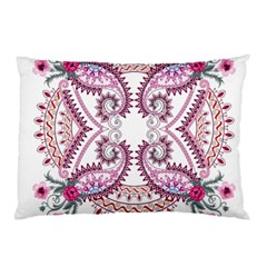 Pink Flower Cartoon Pillow Case (Two Sides)