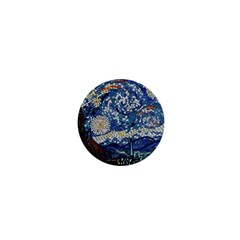 Mosaic Art Vincent Van Gogh s Starry Night 1  Mini Magnets