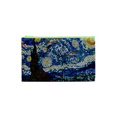 Mosaic Art Vincent Van Gogh s Starry Night Cosmetic Bag (XS)