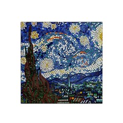 Mosaic Art Vincent Van Gogh s Starry Night Satin Bandana Scarf