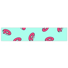 Donuts Pattern Food Colourful Small Flano Scarf