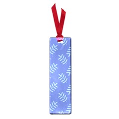 Leaves Ferns Blue Pattern Small Book Marks