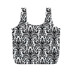 Overlay Transparent Pattern Full Print Recycle Bag (m)