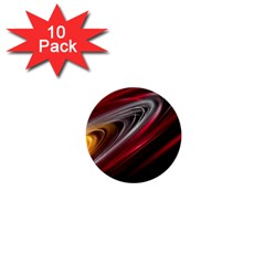 Circle Background Red Dark Bokeh 1  Mini Buttons (10 pack) 