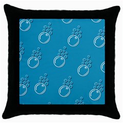 Bubble Group Pattern Abstract Throw Pillow Case (black)