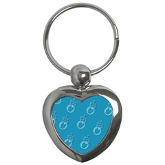 Bubble Group Pattern Abstract Key Chain (heart) by Vaneshart