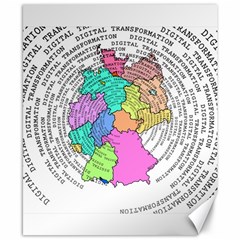 Digitization Transformation Germany Canvas 8  X 10  by Vaneshart