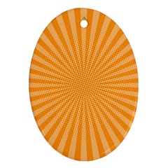 Background Graphic Modern Orange Ornament (oval) by Vaneshart