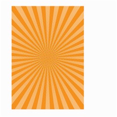 Background Graphic Modern Orange Large Garden Flag (two Sides)
