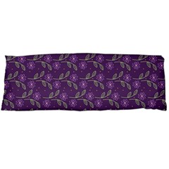 Flowers Violet Decorative Pattern Body Pillow Case (dakimakura)