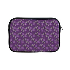 Flowers Violet Decorative Pattern Apple Ipad Mini Zipper Cases