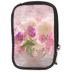 Nature Landscape Flowers Peonie Compact Camera Leather Case by Vaneshart