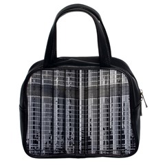 Architecture Structure Glass Metal Classic Handbag (two Sides)