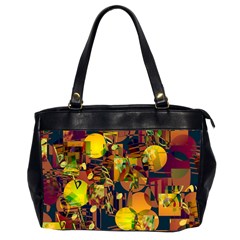 Background Abstract Texture Pattern Oversize Office Handbag (2 Sides) by Vaneshart