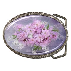 Nature Landscape Cherry Blossoms Belt Buckles