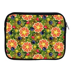 Fruit Star Blueberry Cherry Leaf Apple Ipad 2/3/4 Zipper Cases by Vaneshart