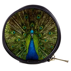 Peacock Feathers Bird Nature Mini Makeup Bag