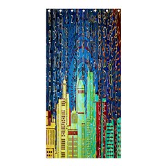 Matrix City Urbanization Technology Shower Curtain 36  X 72  (stall) 