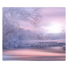 Nature Landscape Winter Double Sided Flano Blanket (small)  by Vaneshart