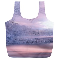 Nature Landscape Winter Full Print Recycle Bag (xxl) by Vaneshart