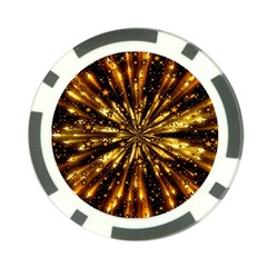 Christmas Star Wallpaper Explosion Poker Chip Card Guard (10 Pack) by Vaneshart