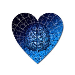 Brain Web Network Spiral Think Heart Magnet