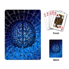 Brain Web Network Spiral Think Playing Cards Single Design (rectangle) by Vaneshart