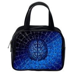 Brain Web Network Spiral Think Classic Handbag (One Side)