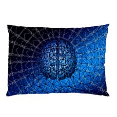 Brain Web Network Spiral Think Pillow Case