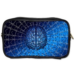 Brain Web Network Spiral Think Toiletries Bag (One Side)