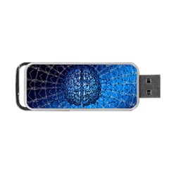 Brain Web Network Spiral Think Portable Usb Flash (one Side) by Vaneshart