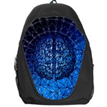 Brain Web Network Spiral Think Backpack Bag Front